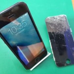 アイフォン5修理後画像 iPhone5画面交換