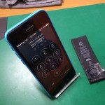 iPhone5cバッテリー交換後画像