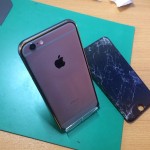iPhone6ガラス割れ交換修理画像背面