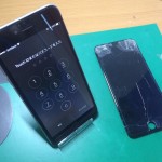 iPhone６PLUS画面割れ交換修理画像