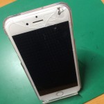iPhone6ガラス割れ