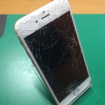 iPhone６ガラス割れ修理画像