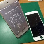 iPhone6Plusガラス割れ修理後