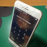 iPhone6プラスガラス割れ交換修理