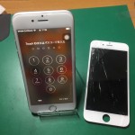 iPhone6s画面割れ修理後