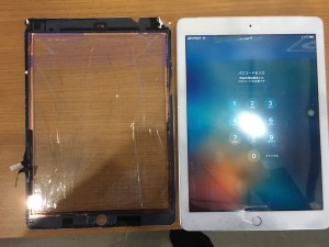 iPad5画面割れ-3